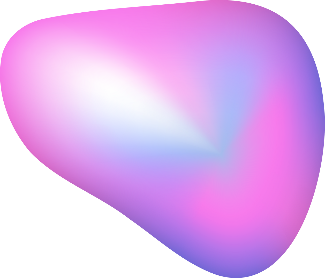 Iridescent blob